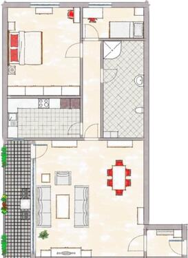 Foto - Gemütliche 3-Zimmer Wohnung in Meerbusch Bösinghoven