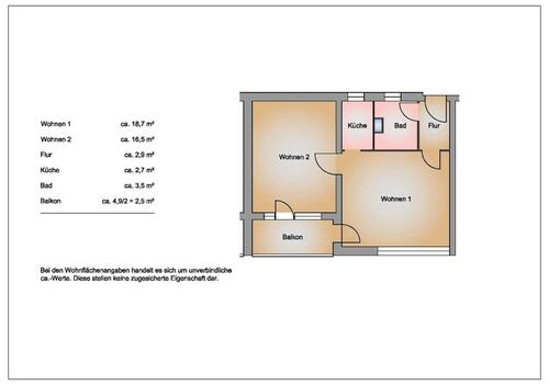Foto - 2 Zimmer Etagenwohnung in Jacobsdorf