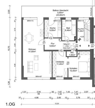 Foto - 3 Zimmer Etagenwohnung zur Miete in Rheda-Wiedenbrück