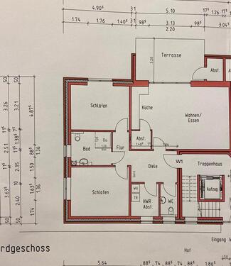 Foto - 3 Zimmer Erdgeschoßwohnung zur Miete in Lübbecke