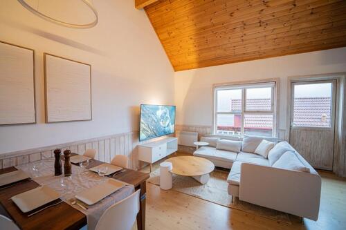 Foto - Fjordurlaub mit Sauna-Blick - Ferienwohnung im Sommer m. top Boot