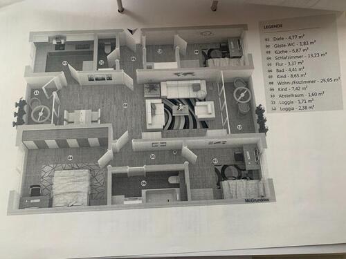Foto - Schöne 2 und 2 halbe Zimmer Wohnung in Elmshorn