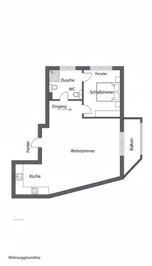 Foto - Möblierte 2-Zimmer-Wohnung zur befristeten Untermiete (6 Monate)