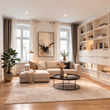 Foto - MitteArkonakiez: Stilvoller Altbau mit Balkon und Perspektive