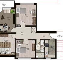 Erstbezug nach Kernsanierung 4 Zimmer Wohnung ab 1.7.26 - Velbert Velbert-Mitte