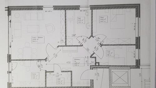 Foto - Attraktive Wohnung 3 ZKB mit Balkon u. Garage zu vermieten