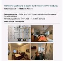 1,5 Zimmer Wohnung in Berlin - 1.000,00&nbsp;EUR Kaltmiete, ca.&nbsp; 68,00&nbsp;m&sup2; in Bad Wilsnack (PLZ: 19336)