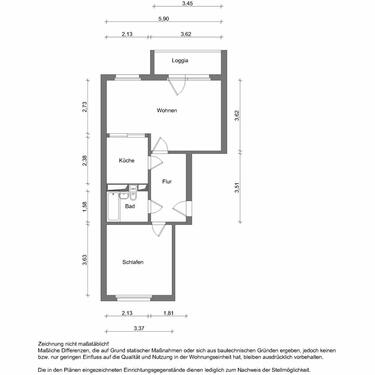 Foto - 2 Zimmer Erdgeschoßwohnung in Zwickau