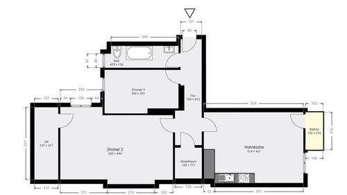 Foto - Altbauwohnung Bezugsfrei 82qm Provisionsfrei