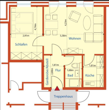 Foto - 2 Zimmer Etagenwohnung in Itzehoe