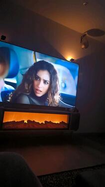 Foto - Flachbildfernseher TV schwarz für Wohnzimmer