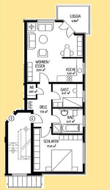 Foto - Ruhige Wohnung Soest Zentrum, 3 Zi. offene Küche-Bad-AR 75 m²