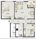 Foto - 3-Zimmer Wohnung mit Balkon - 800,00&nbsp;EUR Kaltmiete, ca.&nbsp; 77,00&nbsp;m&sup2;