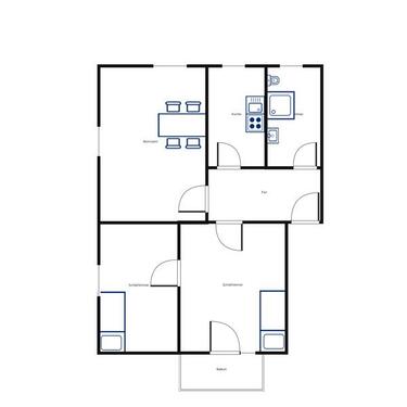 Foto - 3 Zimmer Erdgeschoßwohnung zur Miete in Kassel