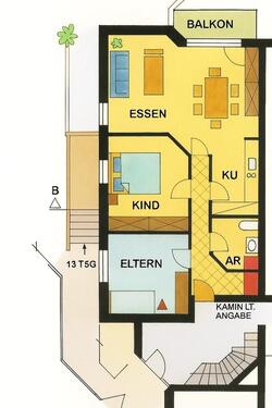 Foto - Neuenkirchen 3 Zimmer Küche Bad Terasse