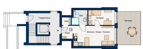 Foto - 2 Zimmer Erdgeschoßwohnung in Münster