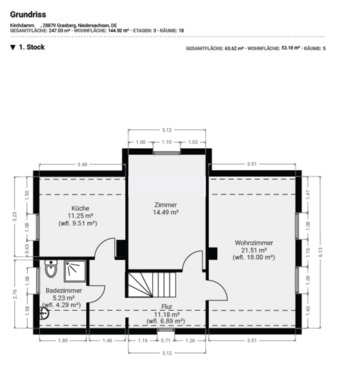 Foto - 2-Zimmer Dachgeschosswohnung an ruhige Mieter zu vermieten