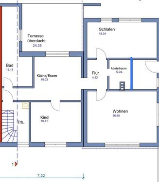 Foto - Wohnung zu vermieten - 1.234,00&nbsp;EUR Kaltmiete, ca.&nbsp; 100,00&nbsp;m&sup2;