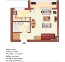 1 Zimmerwohnung bezugsfrei, Wohnung hell, zentral, Balkon saniert - Berlin Spandau