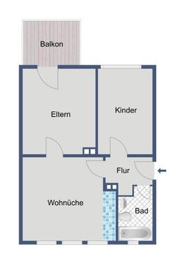 Foto - Etagenwohnung in Fritzlar zur Miete