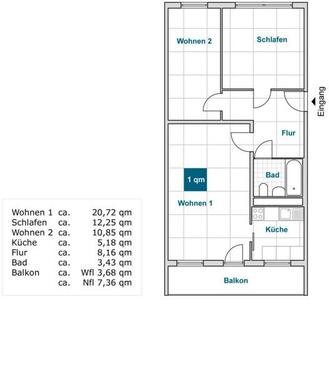 Foto - 3 Zimmer Erdgeschoßwohnung zur Miete in Dresden