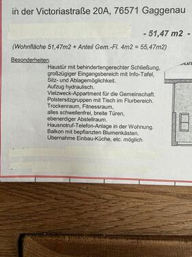 Foto - 2 Zimmer Etagenwohnung zur Miete in Gaggenau