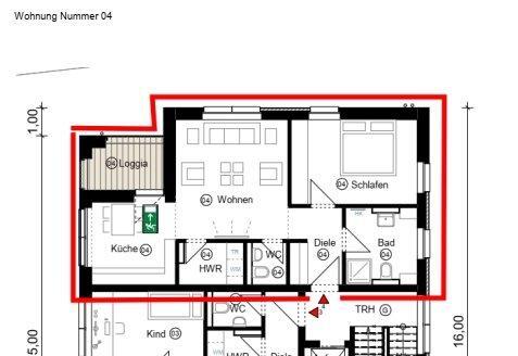 Foto - Münster-Rumphorst: 2-Zimmer-Wohnung zu vermieten, Neubau 2020
