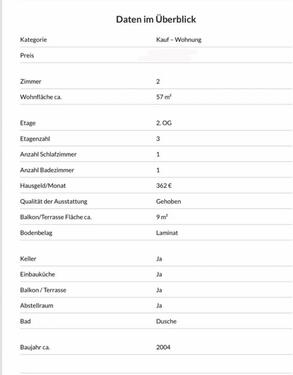 Foto - Wohnung verkaufen - 460.000,00 EUR Kaufpreis,