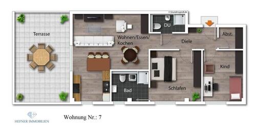 Foto - 3 Zimmer Erdgeschoßwohnung zum Kaufen in Hackenheim
