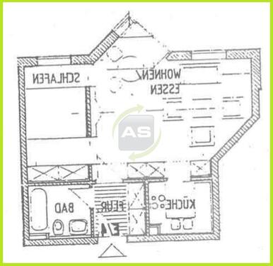 Foto - 2 Zimmer Erdgeschoßwohnung zur Miete in Zwickau