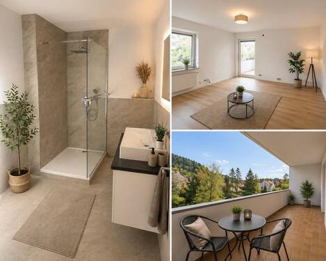 Foto - Frisch sanierte 3 Zimmer Wohnung mit separatem Eingang und Garage