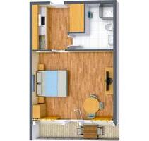 Wunderschön 1-Zimmer Apartment in Emsdetten + Küche!