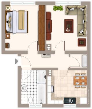 Foto - 2 Zimmer Erdgeschoßwohnung zur Miete in Mönchengladbach