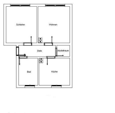 Foto - Erdgeschoßwohnung in Mönchengladbach zur Miete