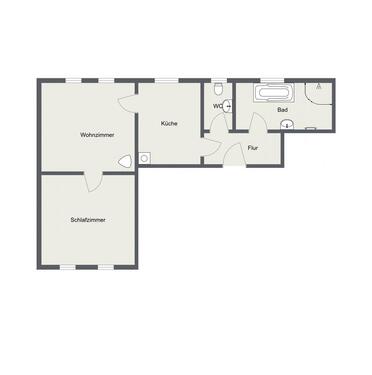 Foto - 2-Zim Wohnung zu vermieten Steinbach-Hallenberg