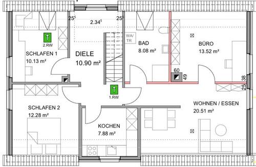 Foto - Moderne 4-Zimmer-Dachgeschosswohnung mit Stellplatz & Stauraum
