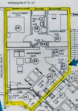 Foto - 3 Zimmer Etagenwohnung in Unterföhring