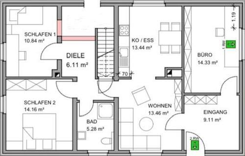 Foto - Großzügige 4-Zimmer-EG-Wohnung mit Garten, Keller & Stellplatz