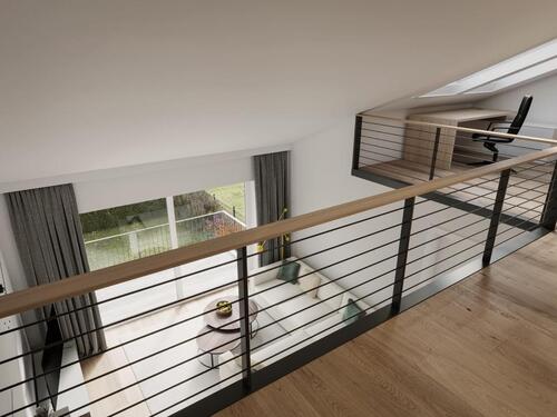 Foto - 2-Zimmer-Galerie-Wohnung – mit Carport