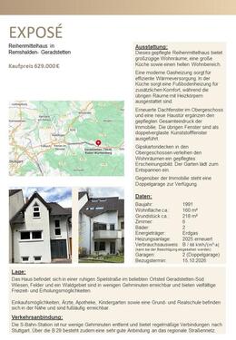 Foto - 6 Zimmer Reihenhaus zum Kaufen in Remshalden