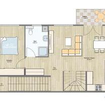 Moderne 4-Zimmer-Maisonettewohnung mit Balkon und Einbauküche - Spenge Moderne 4-Zimmer-Maisonettewohnung mit Balkon und Einbauküche - Spenge