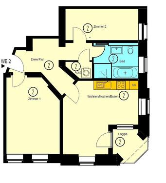 Foto - 3 Zimmer Erdgeschoßwohnung zur Miete in Chemnitz