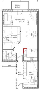 Foto - Etagenwohnung zur Miete in Untergriesbach