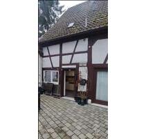 Mietwohnung Altbau mit Fachwerk und Terrasse , Häuschen zur Miete - Blaubeuren