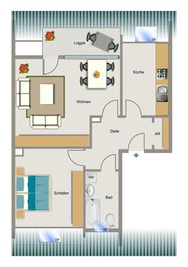 Foto - 2 Zimmer Etagenwohnung in Duisburg