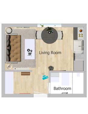 Foto - 1 Zimmer Etagenwohnung zur Miete in Schortens