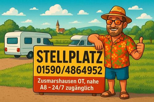 Foto - Stellplatz, Parkplatz für Wohnwagen, Wohnmobile & Boote