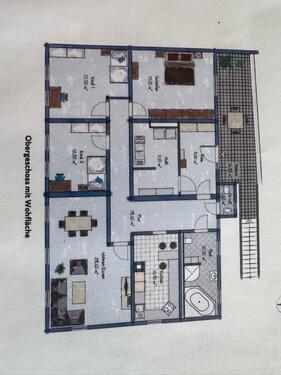 Foto - Mietwohnungs 5 Zimmer Doppelgarage Großer Balkon