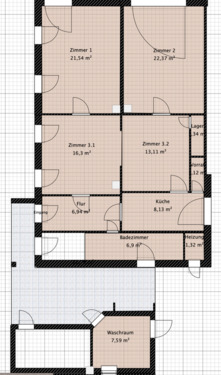 Foto - 3 Zimmer Erdgeschoßwohnung in Lütjenburg