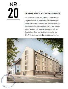 Foto - Studentenapartment-wohnung Erlangen Zentrum möbliert Erstbezug